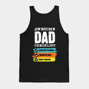 Super Dad - Fathers Day Gift - Awesome Dad Tank Top